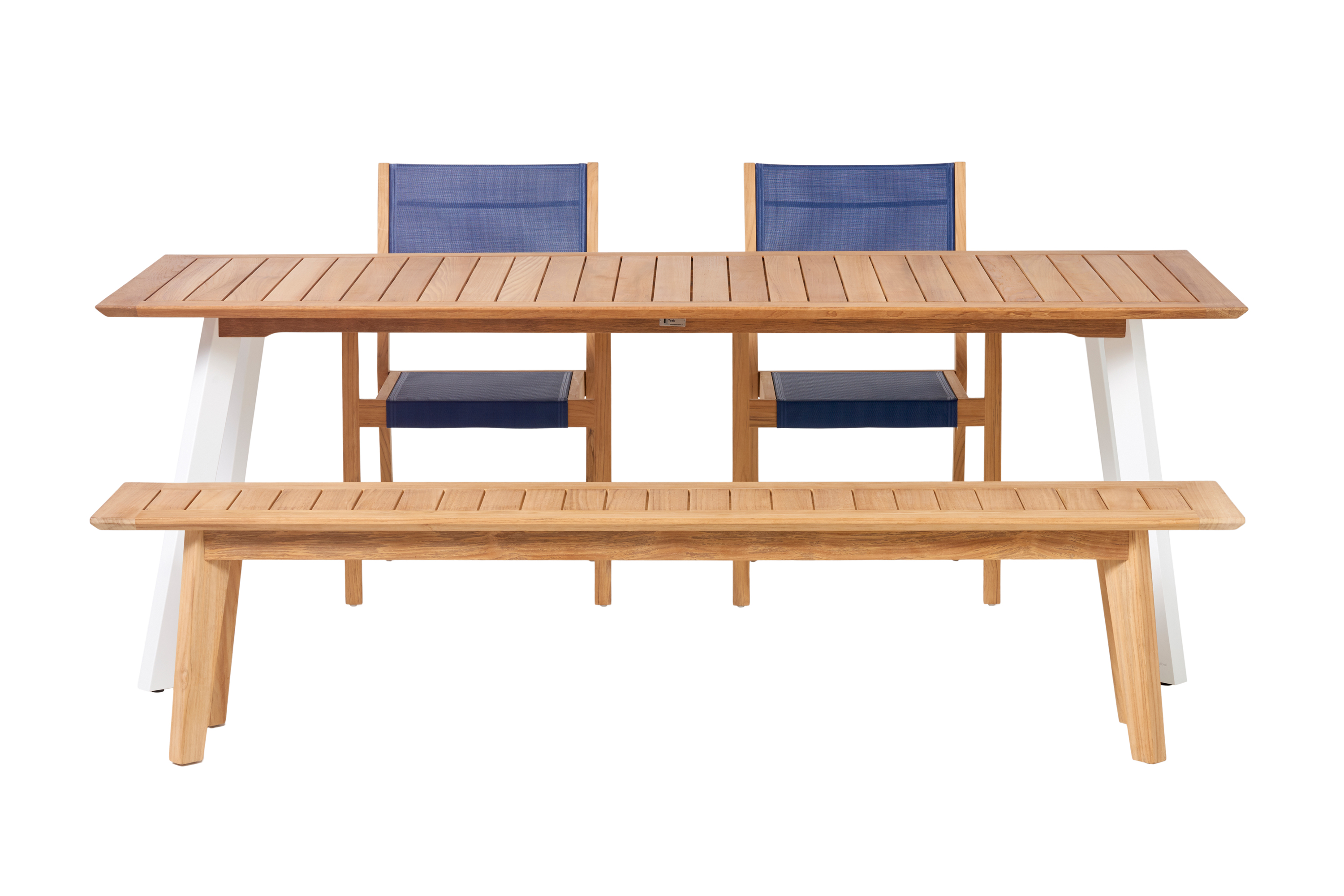 Gartenbank aus Teak ohne Lehne LUNA von Traditional Teak | HolzDesignPur