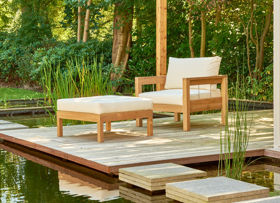 Gartensessel Maxima Aus Holz Von Traditional Teak Holzdesignpur