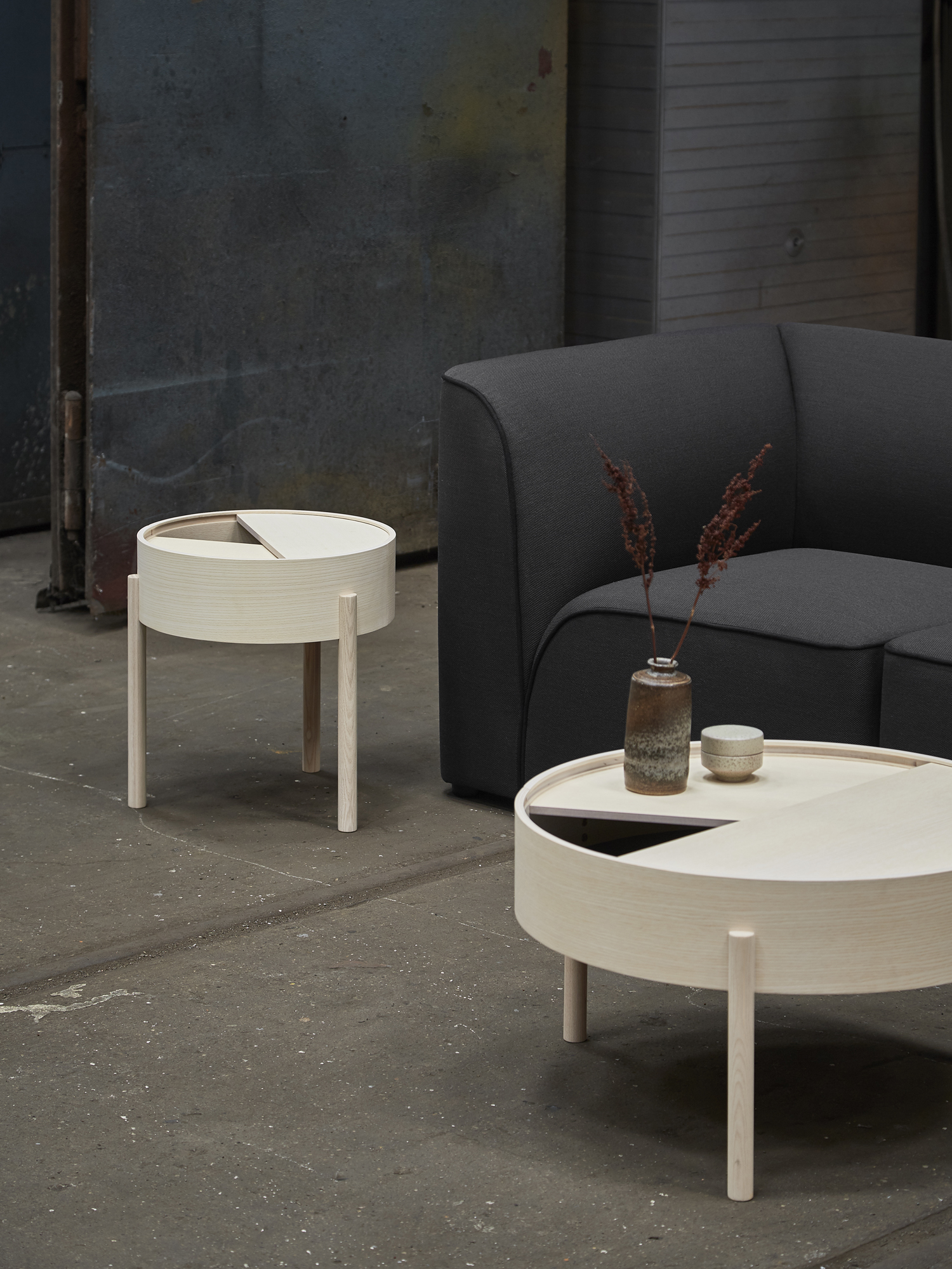 Couchtisch mit Stauraum ARC COFFEE TABLE von WOUD | HolzDesignPur