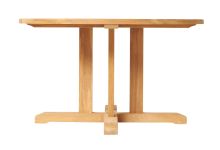 Frontansicht vom Massivholztisch WILLIAM von Traditional Teak