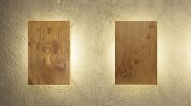 Wandleuchte aus Holz - modern und einzigartig. Einfach uniic!