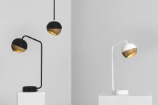 Kugelförmige LED Tischleuchte RAY TBALE LAMP aus Eichenholz von Mater Kugelförmige Tischleuchte aus Holz mit LED - RAY TABLE LAMP von Mater