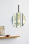 Moebe Wall Mirror - runder Design Wandspiegel in schwarz im Flur