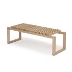 Hochwertige Sitzbank CUTTER BENCH für den Flur von Skagerak in Eiche natur Sitzbank für Flur 120 cm in Eiche - CUTTER BENCH von Skagerak