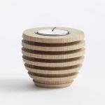 Design Teelichthalter PINE von The Oak Men in Eiche natur Design Teelichthalter aus Holz in Eiche natur - PINE von The Oak Men