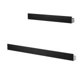 Magnetregal in Eiche schwarz lackiert - MAGNET SHELF von by Wirth