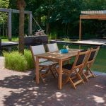Teak Holz Gartentisch 150x90 cm - THEODORA TABLE von Traditional Teak