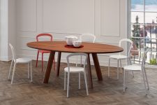 Ovaler Holztisch LARGUS OVAL von vitamin design als Mittelpunkt moderner Essbereiche ovaler Holztisch - LARGUS OVAL von vitamin design