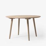 IN BETWEEN SK4 von &tradition Massivholztisch rund in Eiche weiß geölt
