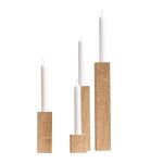 Kerzenständer Set aus Eiche - Kerzenquartett von Raumgestalt