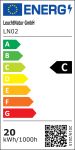 Energie-Effizienz-Etikett für die Stehleuchte COLUMNA von LeuchtNatur Energie-Effizienz-Etikett für die Stehleuchte COLUMNA von LeuchtNatur
