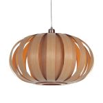 Kleine Hängeleuchte URCHIN PENDANT in Walnuss Kleine Hängeleuchte in Walnuss von Tom Raffield - URCHIN PENDANT