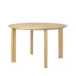 Runder Esstisch aus Eichenholz, geölt mit Tischbeine in Smooth - Der Comfort Circle Dining Table von Umage