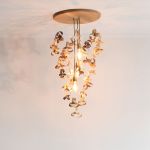 FLOCK CHANDELIER von Tom Raffield Designer Kronleuchter Holz