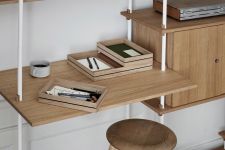 Schreibtisch Organizer Holz ORGANISE von Moebe