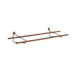 Hängendes Schuhregal SHOE RACK in Eiche geölt mit Schwarzstahl Wandhalterung Garderobe aus Holz in Eiche geölt - SHOE RACK von We Do Wood