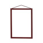 Aluminium Bilderrahmen farbig in dunkelrot - FRAME von Moebe
