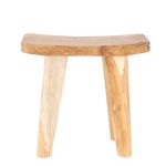 Mit dem Hocker und Beistelltisch ELEPHANT von Jan Kurtz zieht ein echtes Stück Natur zuhause ein: Auf der Oberfläche ist die natürlich schöne Maserung des Holzes besonders gut sichtbar  massiver Teakholz Beistelltisch - ELEPHANT eckig von Jan Kurtz