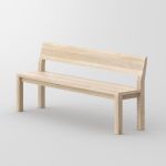 CUBUS RL von vitamin design - Holzank mit Lehne