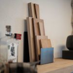 großes Schneidebrett aus Eichenholz - Brett mit Griff von Raumgestalt