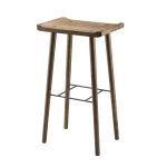 Barhocker aus Eichenholz geräuchert Scala Bar Stool in 74cm von Ekta Living