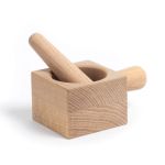 Mörser und passender Stößel MORTAR & PESTLE aus Eichenholz von The Oak Men MORTAR & PESTLE von The Oak Men - Mörser und Stößel aus Eichenholz