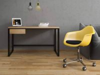 Designer Schreibtisch aus Holz und Metall - KAI von take me HOME