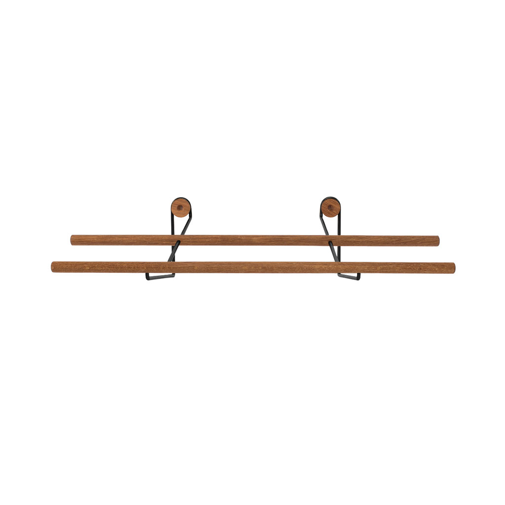 We Do Wood - Shoe Rack Small - Wand Schuhregal aus Eichenholz & Metall