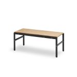 REFORM BENCH Skagerak - Gartenbank aus Aluminium und Holz in Teak