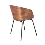 Das Designer Duo moji design schafft mit dem Schalenstuhl GOSSIP einen ebenso eleganten, wie ausgefallenen Armlehnstuhl aus Schichtholz  Jan Kurtz GOSSIP - Schalenstuhl und Armlehnstuhl aus Schichtholz