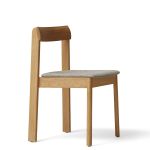 Blueprint Chair von Form and Refine Stapelstuhl aus Holz gepolstert