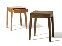 Designer Nachttisch aus Holz mit Schublade - THEO von Sixay