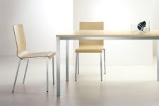 Moderner Bürostuhl KUADRA 1321 aus Holz im italienischen Design von Pedrali Bürostuhl aus Holz im italienischen Design - KUADRA 1321 von Pedrali