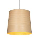 Stilvolle Pendelleuchte HELIX PENDANT aus Holzfurnier im modernen Design Pendelleuchte HELIX PENDANT aus Holz im modernen Design von Tom Raffield
