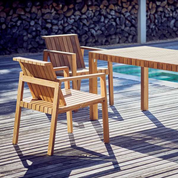 Gartensessel aus Teak MANTI von Jan Kurtz | HolzDesignPur