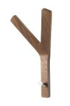 Der schnittige Garderobenhaken Y-HOOK von Hoigaard in Walnuss moderne Garderobenhaken in Walnuss Y-HOOK von Hoigaard