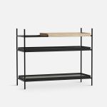 offenes Regal aus Metall und Holz - TRAY SHELF LOW Konfiguration 4 von WOUD
