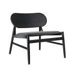 Designer Lounge Sessel in Eiche schwarz dunkelgrau - FERDINAND von Brdr. Krüger