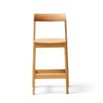 Barstuhl aus Eichenholz mit Rückenlehne - BLUEPRINT BAR CHAIR von FORM & REFINE
