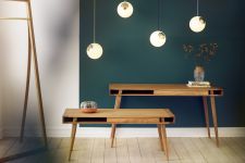 Designer Schreibtisch mit Couchtisch POET COFFEE TABLE - Nordic Tales POET DESK