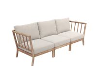 Outdoor Loungesofa TRADITION bestehend aus zwei Endmodulen und einem Zwischenmodul von Skagerak by Fritz Hansen Outdoor Loungesofa 3 Seater Tradition Skagerak by Fritz Hansen