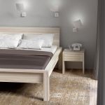 Der Nachttisch mit Schublade MENA von vitamin design nimmt sich zurück - hier in der Ausführung aus weiß geöltem Eschenholz vitamin design MENA - Nachttisch aus Holz mit Schublade