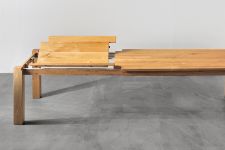 Tisch massiv ausziehbar Massivholztisch TAURUS von vitamin design