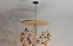 Tom Raffield FLOCK CHANDELIER Kronleuchter aus Holz Small