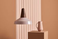 Design Pendelleuchte EIKON CIRCUS mit dunklem Walnussholz von Schneid Design Pendelleuchte mit Holz von Schneid - EIKON CIRCUS