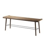 Sitzbank aus Holz in Eiche geräuchert im dänischen Design - SCALA BENCH von by Wirth