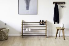 Schuhablage Holzhocker RANK STOOL von Roon & Rahn - MOODSTAND