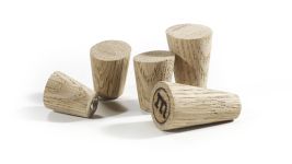 Design Magnettafel Magneten aus Eiche von The Oak Men - NOTICE BOARD L