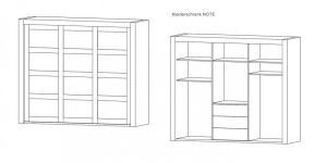 Kleiderschrank Massivholz Kundenkonfiguration NOTE von vitamin design