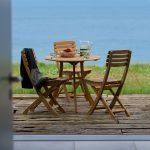 VENDIA SET von Skagerak - kleine Garten Sitzgruppe aus Holz im dänischen Design